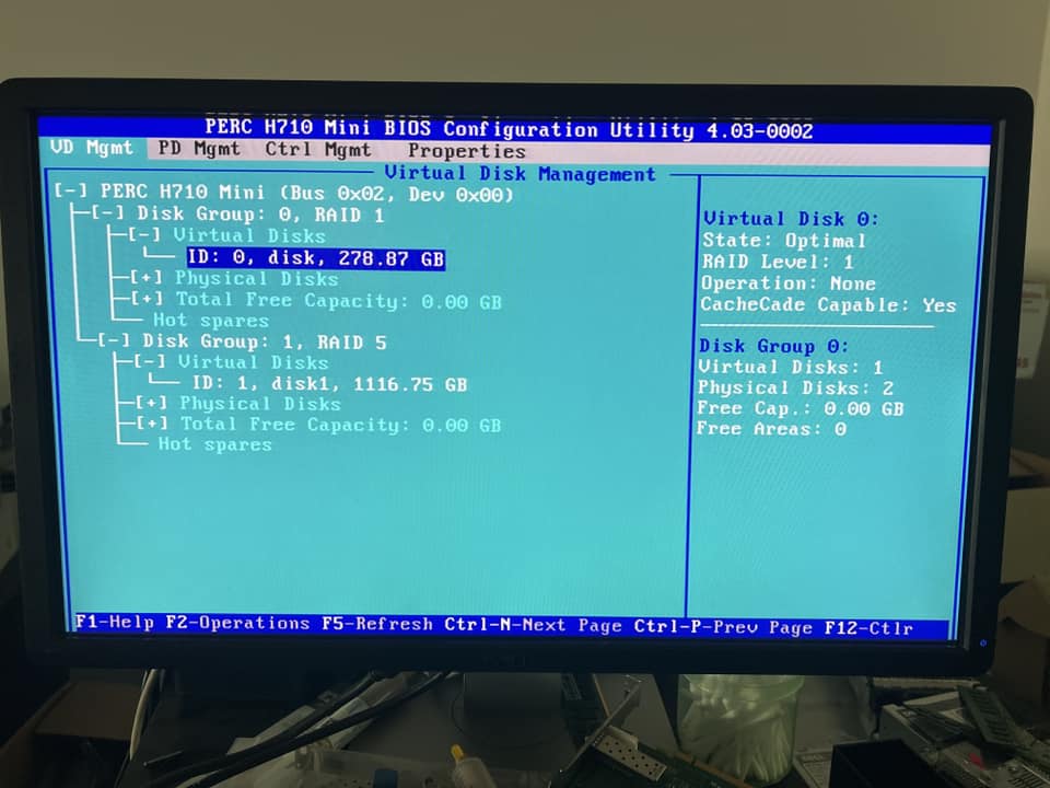 dell r720 server 2cpu 64gb 20cores 2.5" 16 unit เซิฟเวอร์เดลมือสองพร้อมใช้งาน