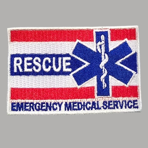 อาร์ม EMS RESCUE THAILAND ขนาด 8x5 ซม.