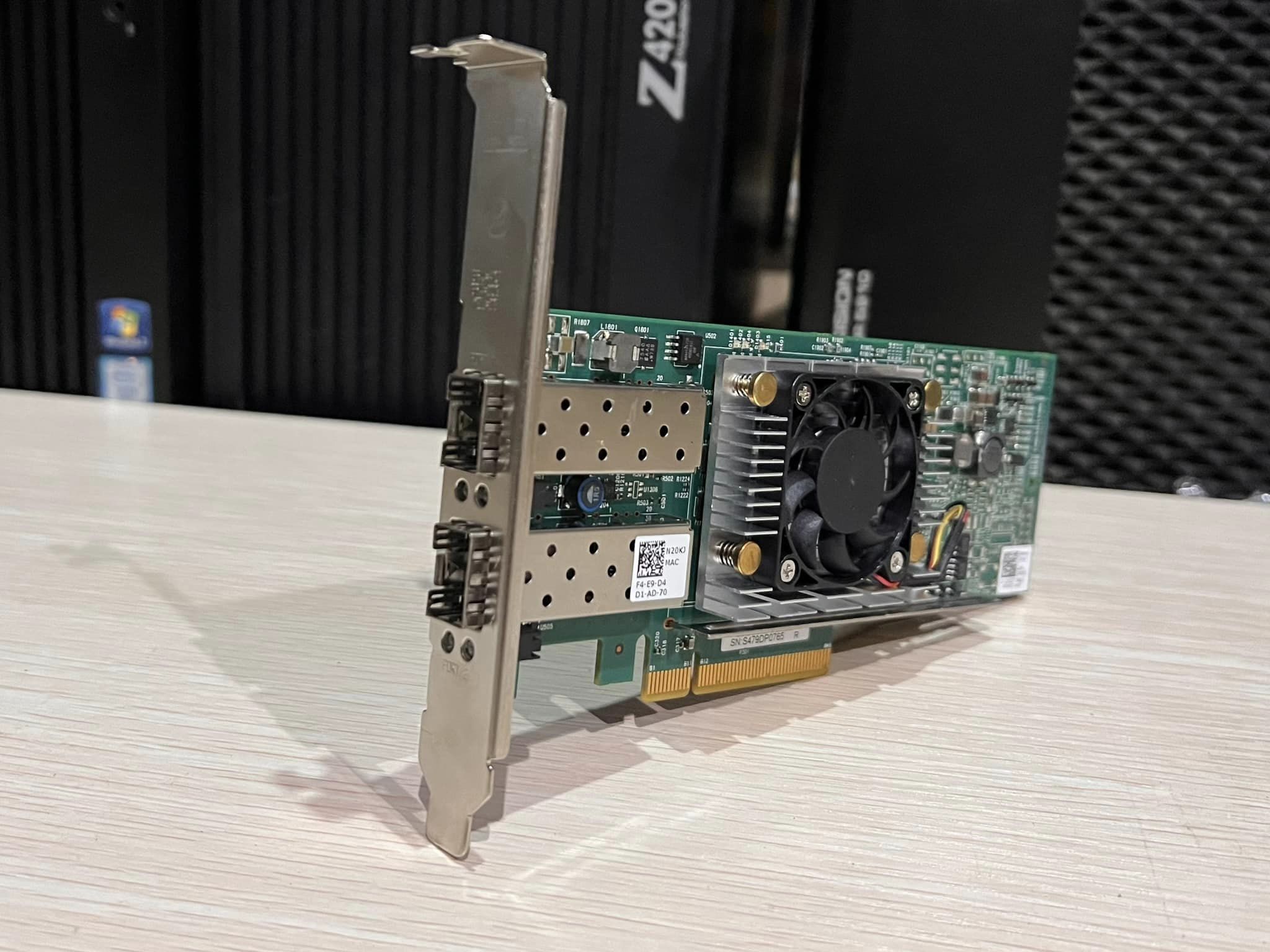 การ์ด Fiber 10GbE SFP+ N20KJ 57810S การ์ดไฟเบอร์มือสองพร้อมใช้งาน