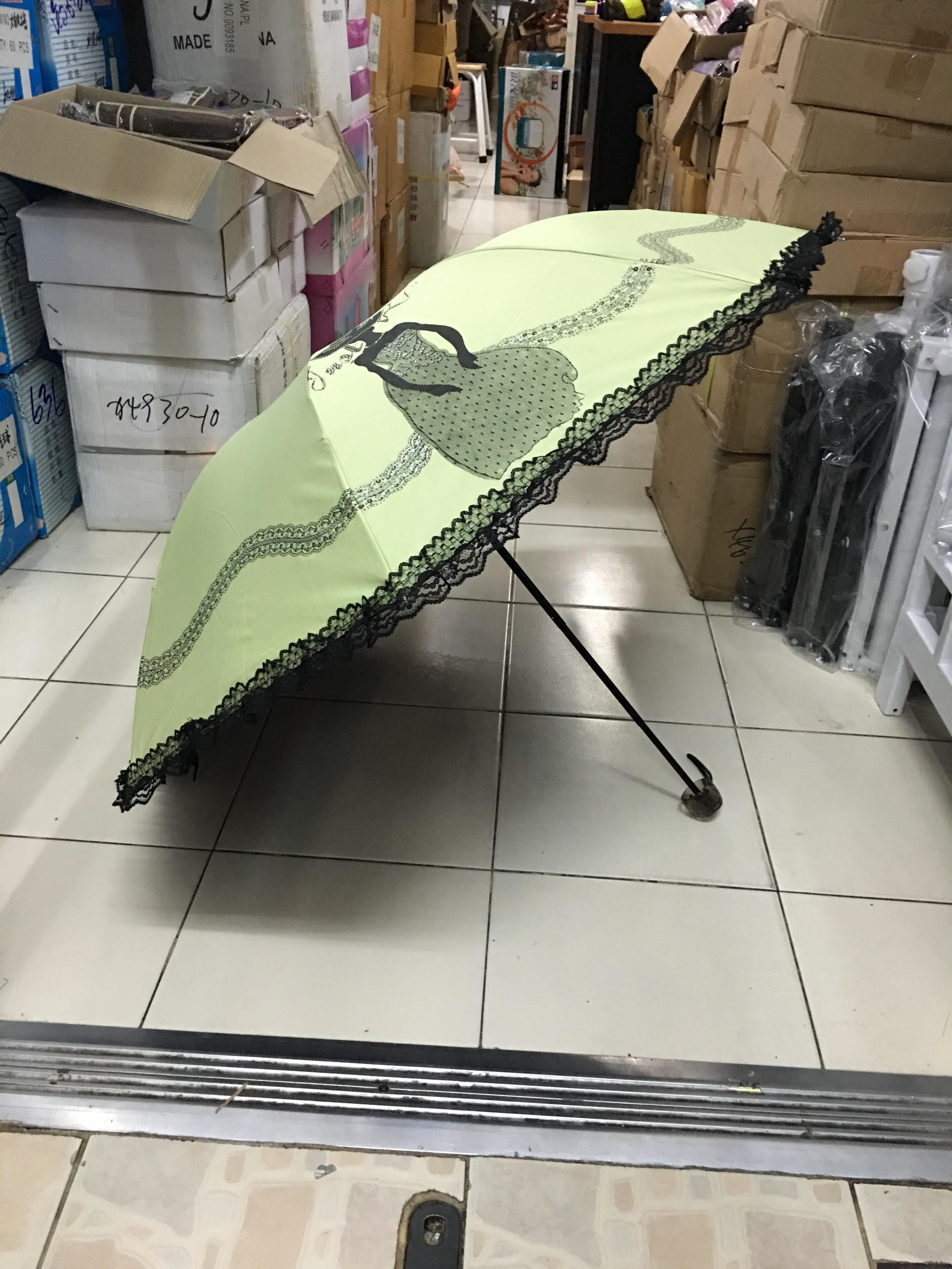 ร่มโค้งแฟชั่นมีระบาย รหัส8009