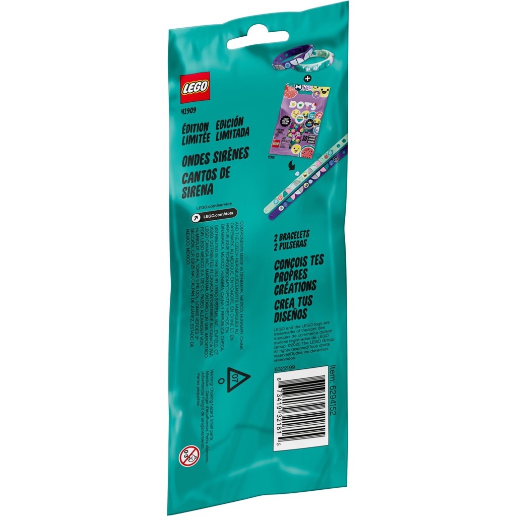 เลโก้ LEGO DOTs 41909 MERMAID VIBES BRACELETS