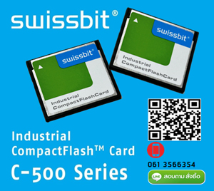 SWISSBIT, SFCF4096H1AF2TO-I-QT-523-STD ,Industrial ,Compact Flash Card, CF Card, 4GB ,C-500 ,SLC, -40°C ~ 85°C