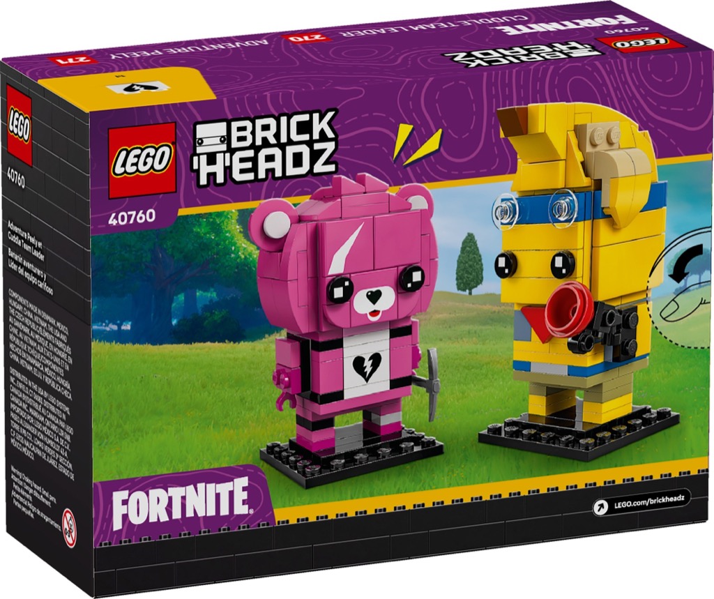 เลโก้ LEGO BrickHeadz 40760 Adventure Peely & Cuddle Team Leader