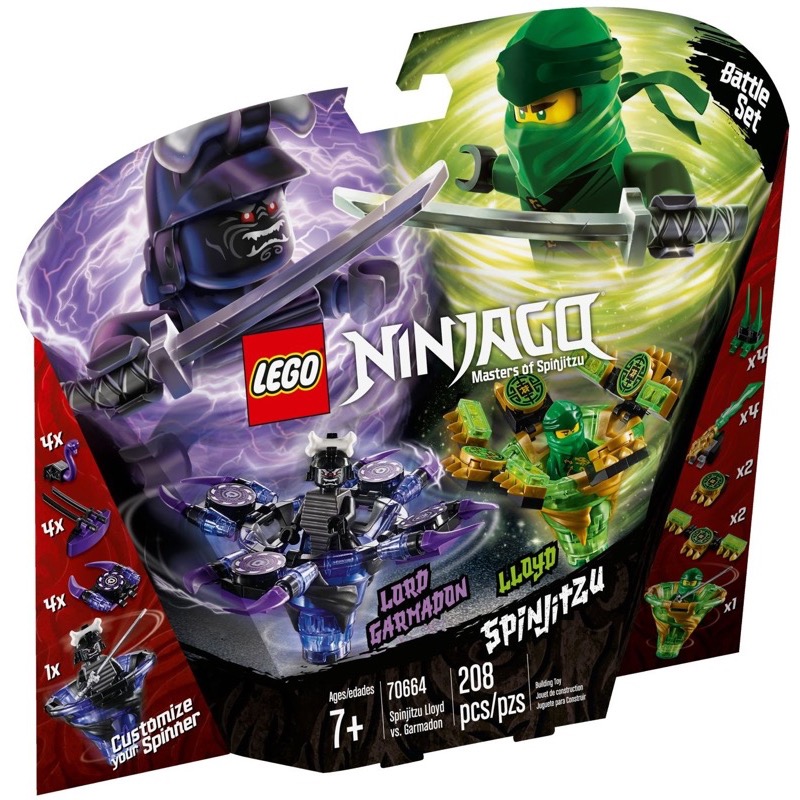 LEGO Ninjago 70664 Spinjitzu Lloyd vs. Garmadon
