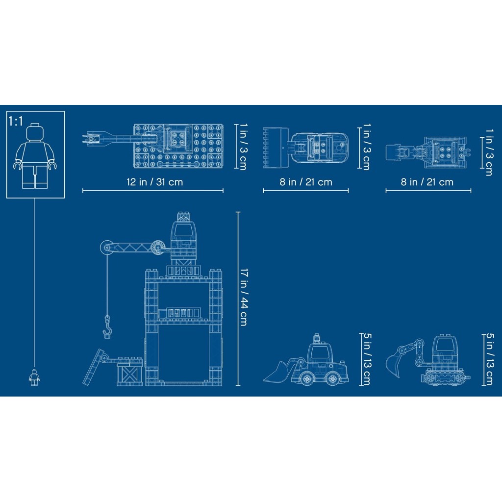 เลโก้ LEGO Duplo 10933 Tower Crane & Construction