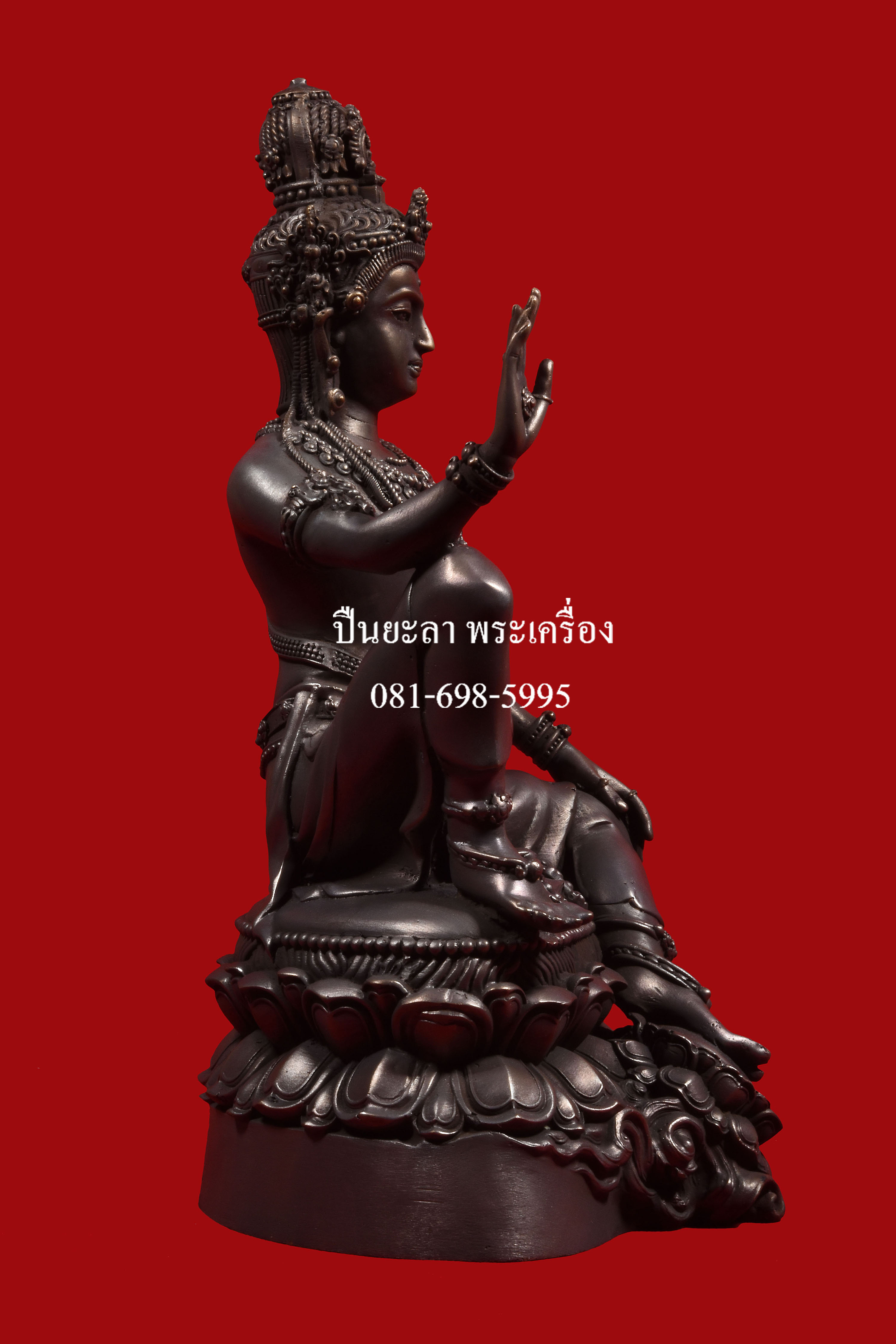 รูปหล่อบูชาจตุคามรามเทพ รุ่นโครตเศรษฐี 2 เนื้อทองเหลืองรมดำ หน้าตัก 5 นิ้ว ชุดกรรมการ ปี 2566 พิธีดี น่าเก็บ หายากมาก