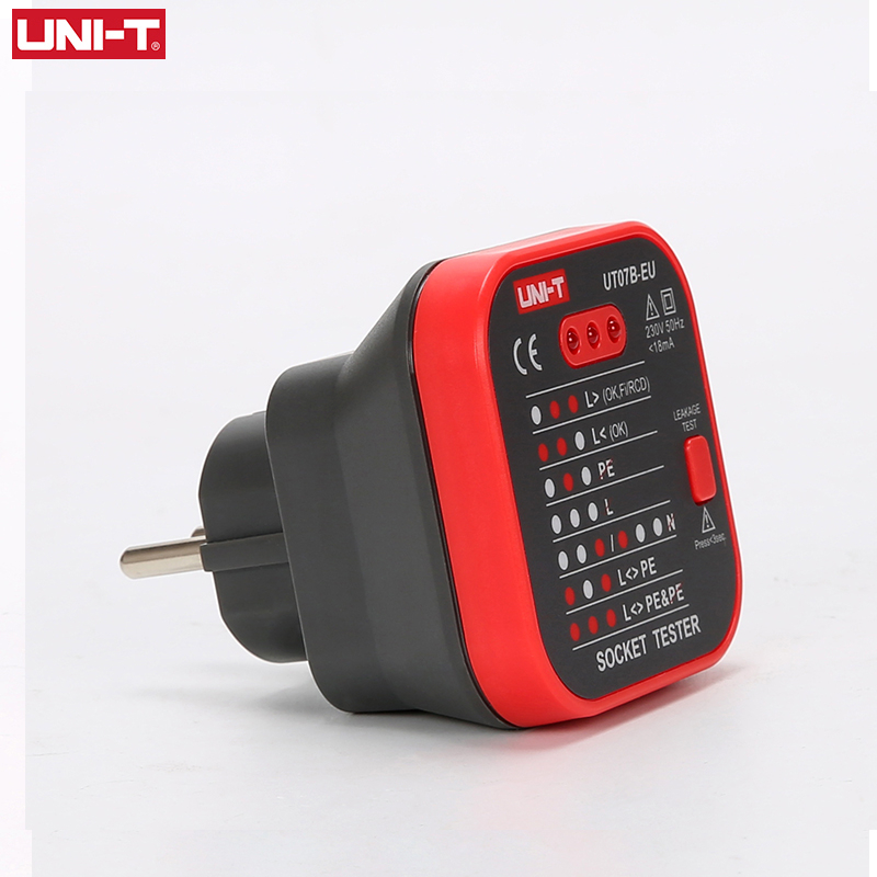 UNI-T UT07B-EU Socket Tester อุปกรณ์ทดสอบปลั๊กไฟ