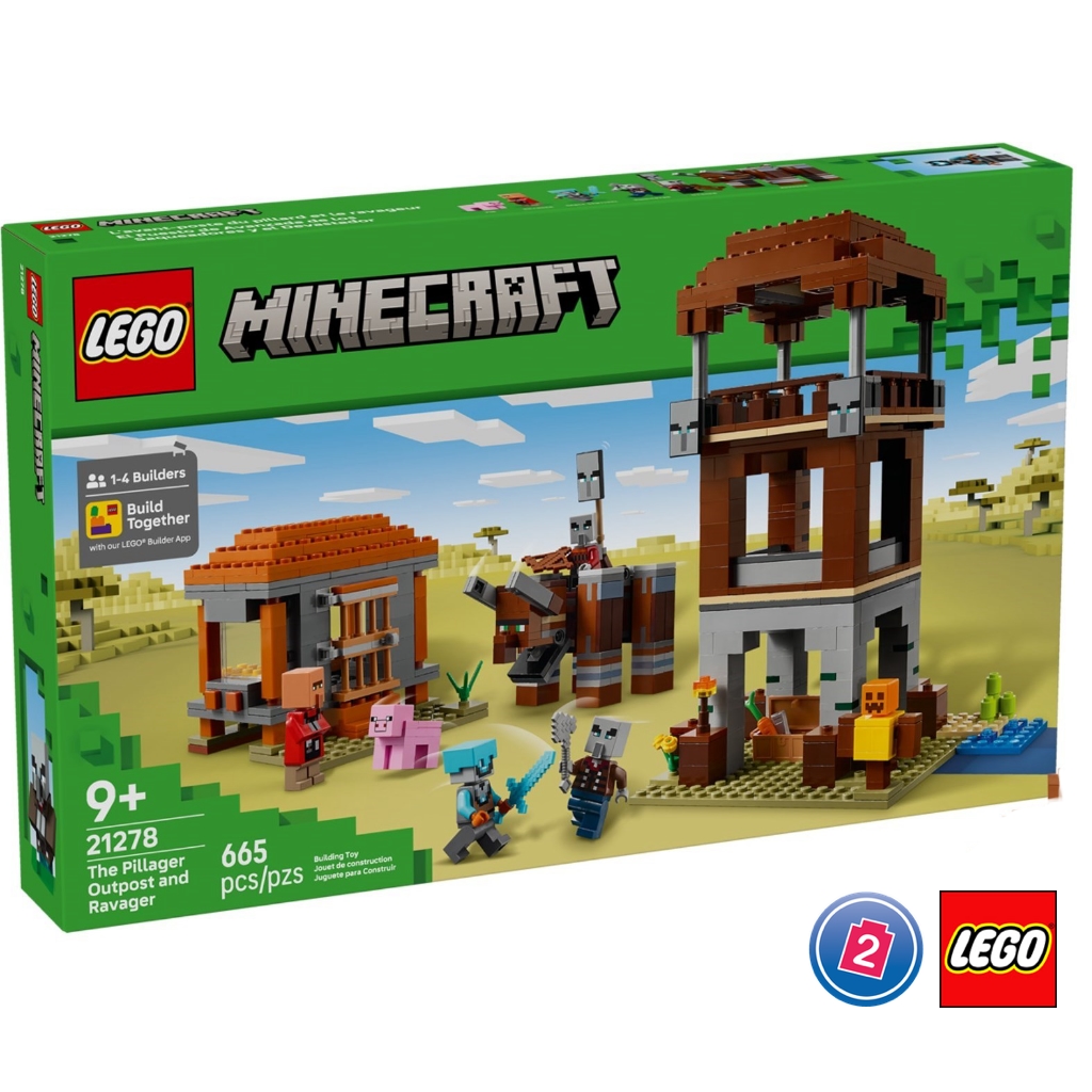 เลโก้ LEGO Minecraft 21278 The Pillager Outpost and Ravager