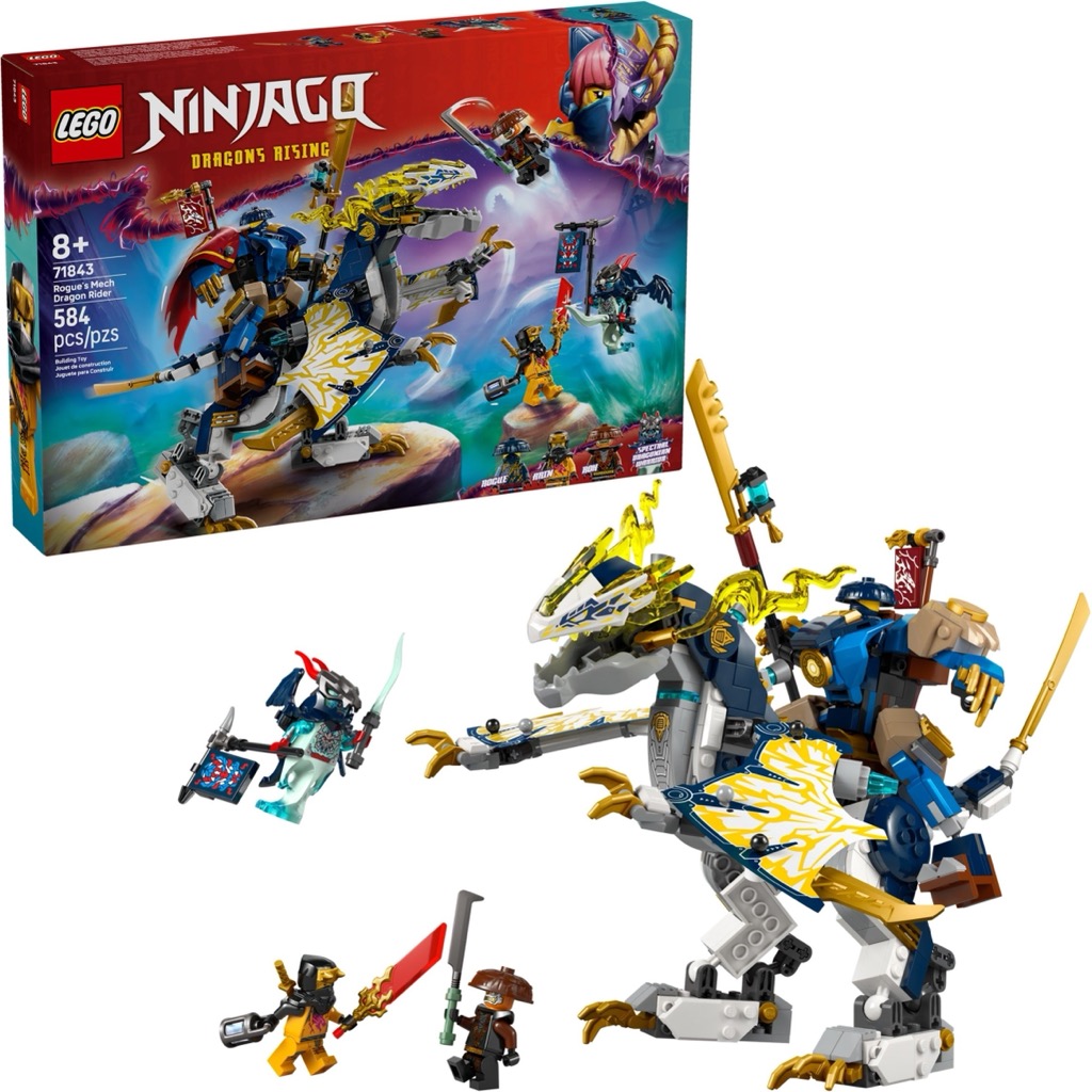 เลโก้ LEGO Ninjago 71843 Rogue’s Mech Dragon Rider