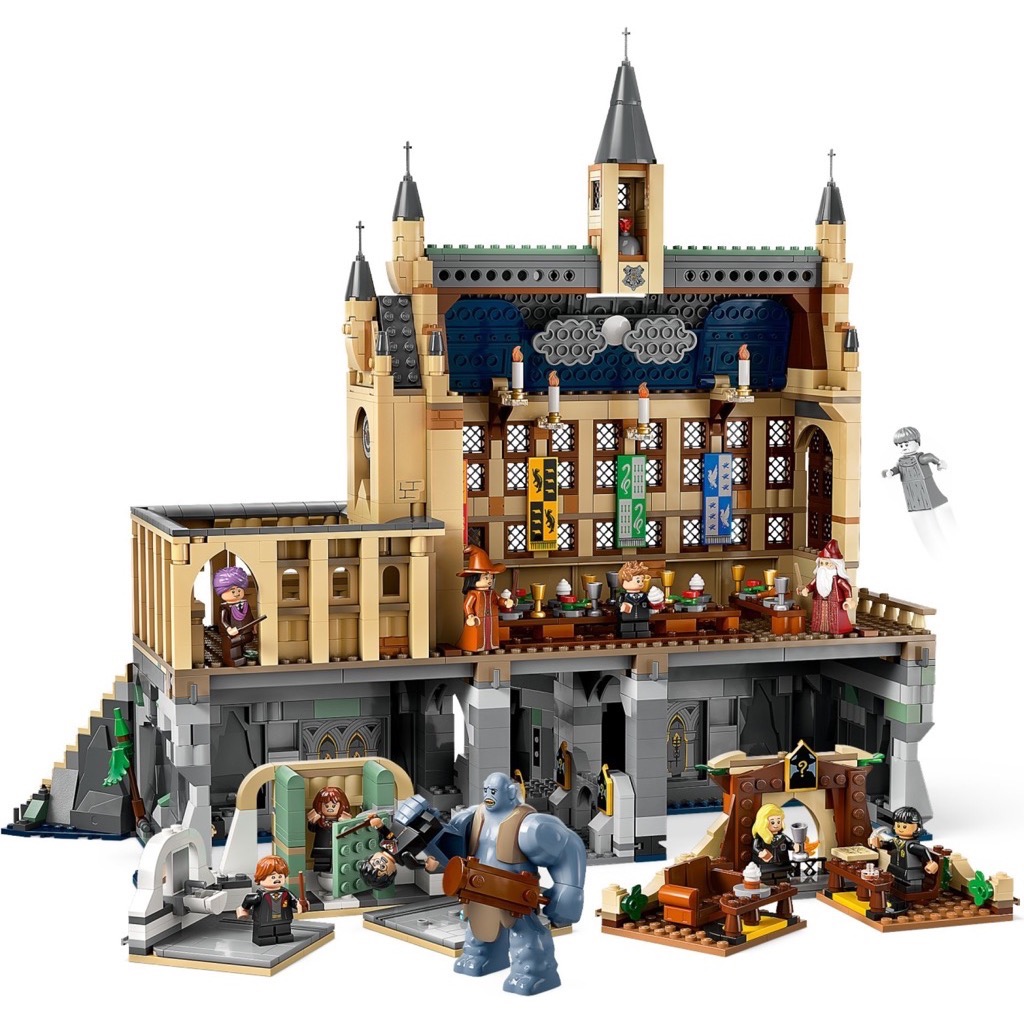 เลโก้ LEGO Harry Potter 76435 Hogwarts Castle: The Great Hall (มีกล่องน้ำตาลตรงรุ่น)