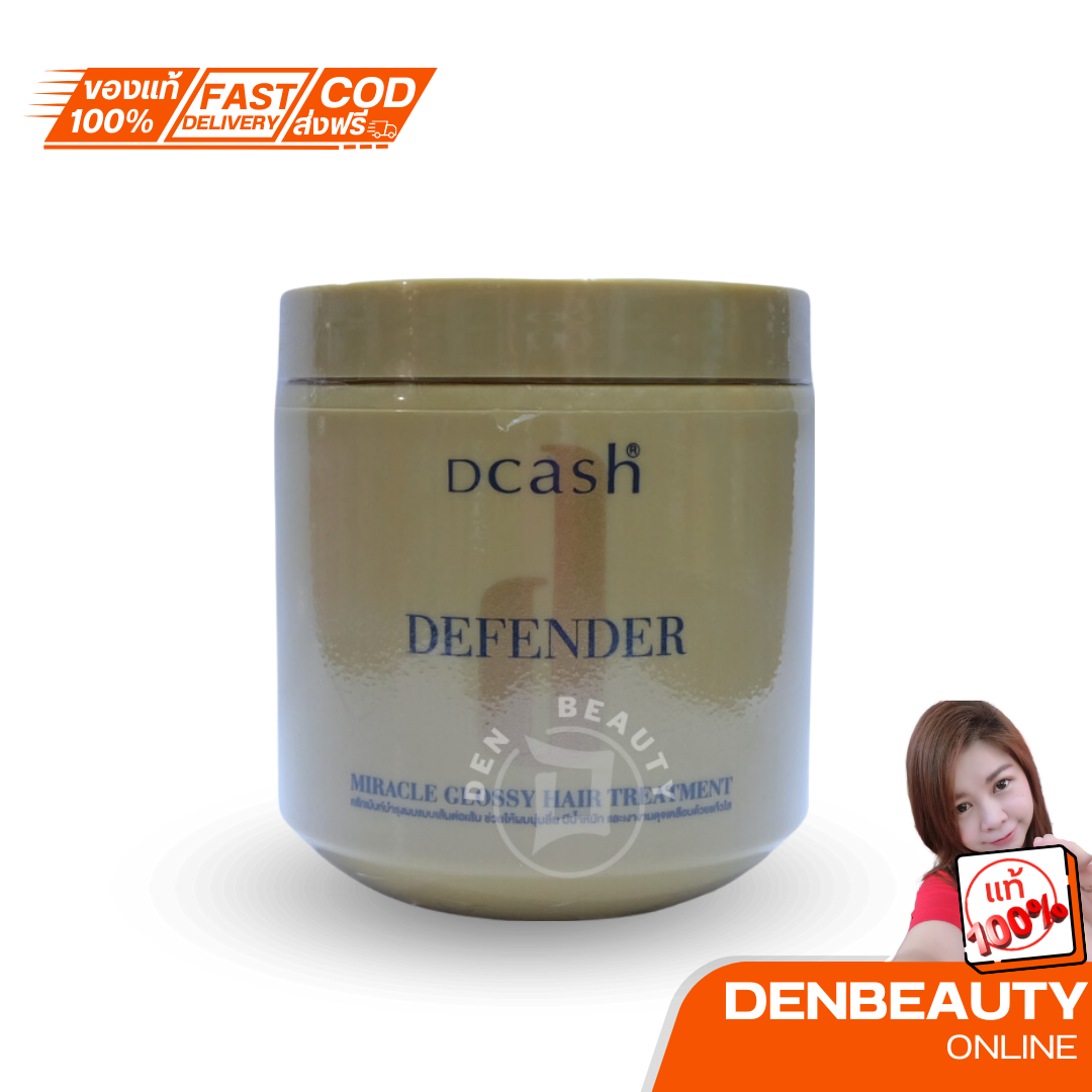 DCASH defender miracel treatmen ดีแคช ดีเฟนเดอร์ มิราเคิล กลอสซี่ แฮร์ ทรีทเม้นท์ 500 ml.