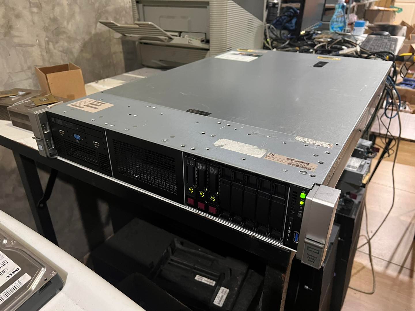 server hp dl380 g9 2cpu 32gb 20Cores มือสองพร้อมใช้งาน