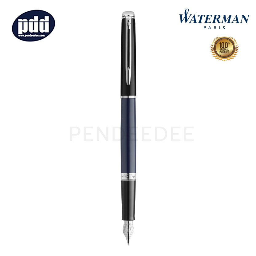 WATERMAN ปากกาหมึกซึม วอเตอร์แมน ฮีเมีสเฟียร์ WATERMAN Hémisphère Black-Blue Fountain pen