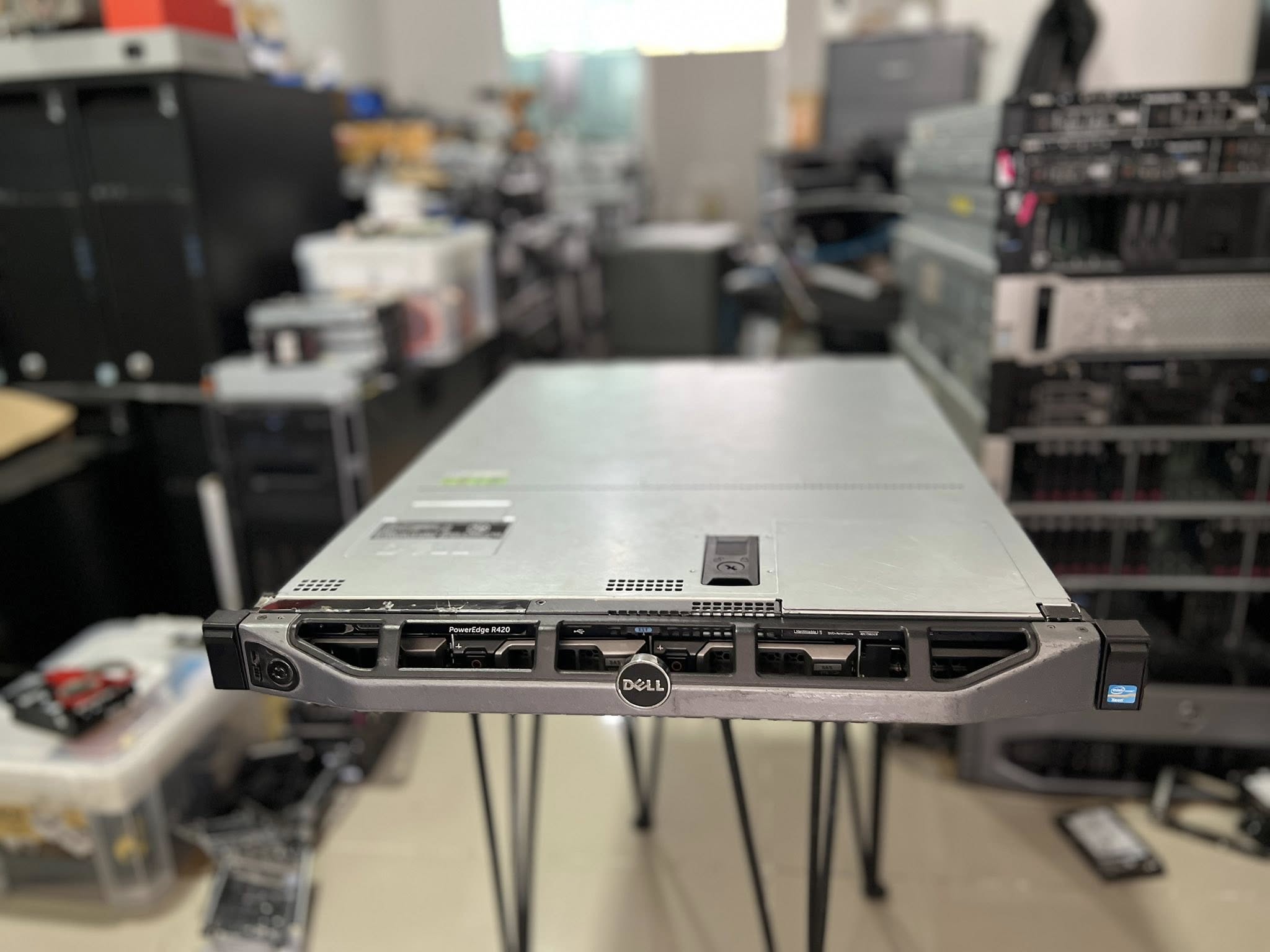 dell r420 server 2cpu 64gb เซิร์ฟเวอร์เดลมือสองพร้อมใช้งาน