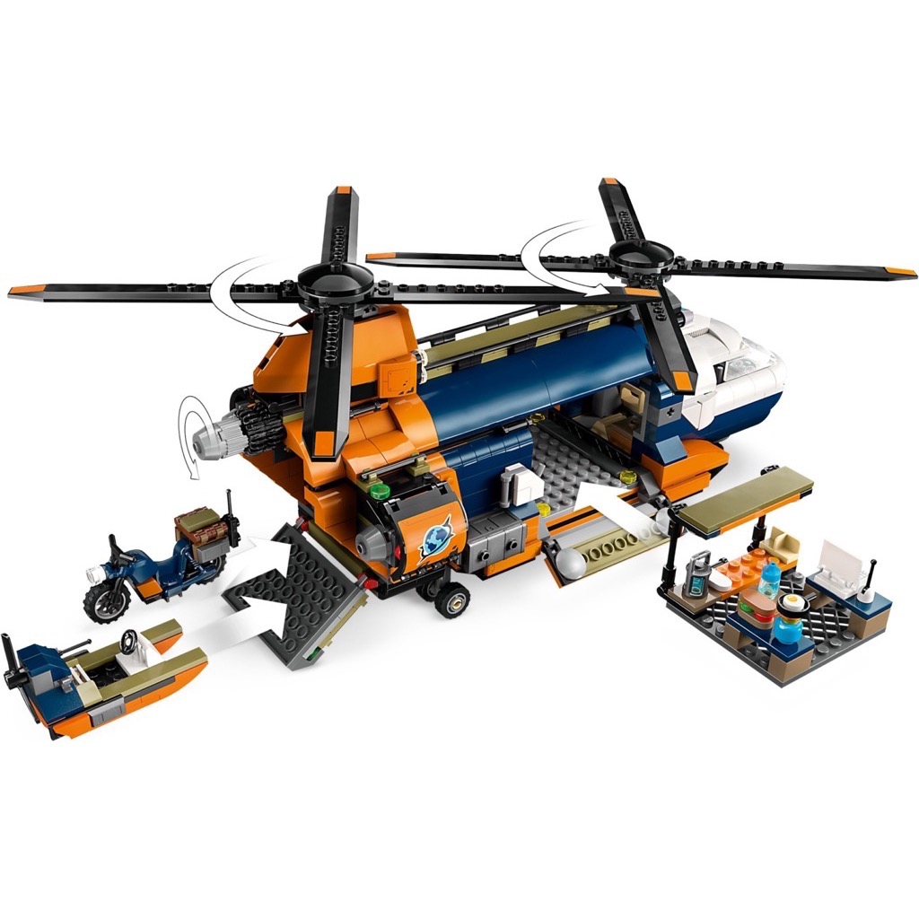 เลโก้ LEGO City 60437 Jungle Explorer Helicopter at Base Camp