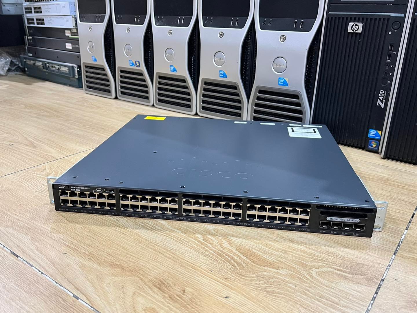 Cisco C3650-48TS Gig L3 มือสองพร้อมใช้งาน