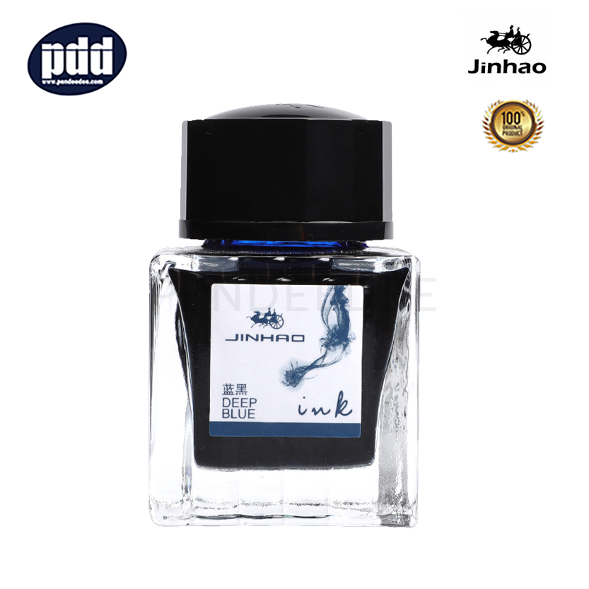 JINHAO หมึกขวด จินห่าว 5001 หมึกน้ำเงินเข้ม JINHAO 5001 Blue Black Ink in Bottle Refill