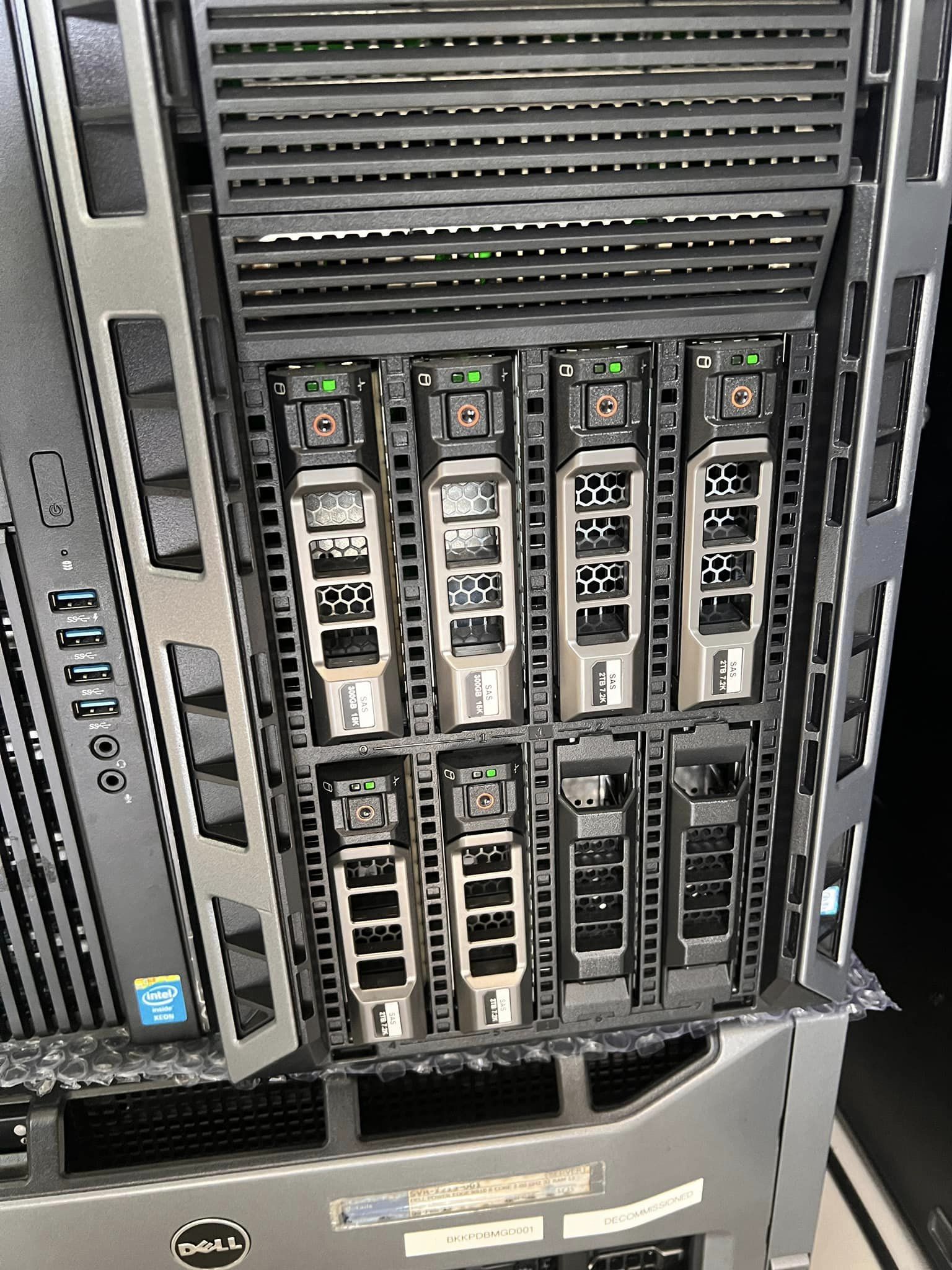 hdd sas 2tb 7.2k 12Gbps 3.5นิ้ว ฮาร์ดดิสเซิร์ฟเวอร์มือสองพร้อมใช้งาน