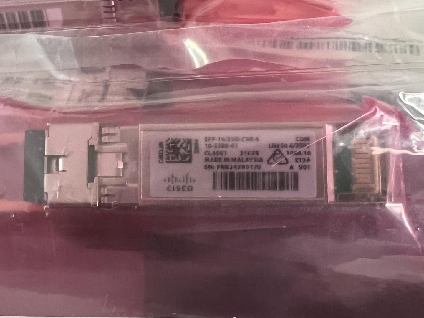 หัว SFP 10/25G CSR-S หัวเอสเอฟพีซิสโก้สิบจีมือสองพร้อมใช้งาน
