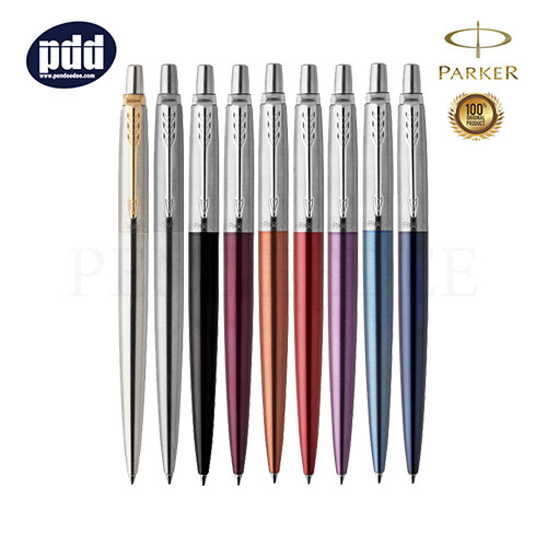 PARKER ปากกาลูกลื่น ป๊าคเกอร์ จ๊อตเตอร์ ม่วง วิคตอเรีย Parker Jotter Stainless Steel Ballpoint Pen Victoria Violet Chrome Trim