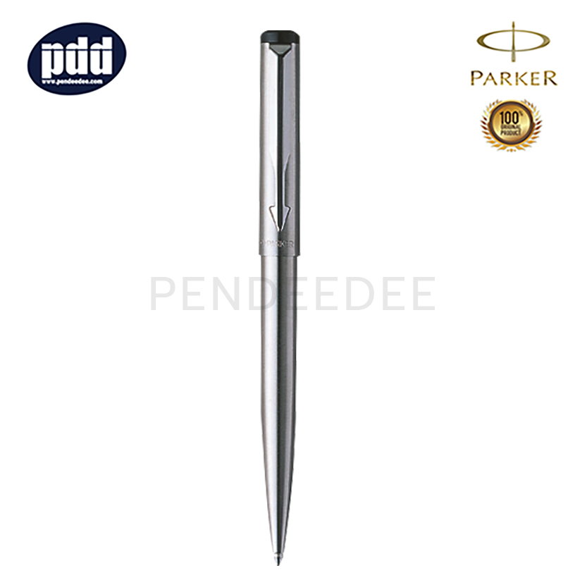 ปากกาสลักชื่อ PARKER ปากกาลูกลื่น ป๊ากเกอร์ เว็กเตอร์ สแตนเลส PARKER Vector Stainless Steel Ballpoint Pen