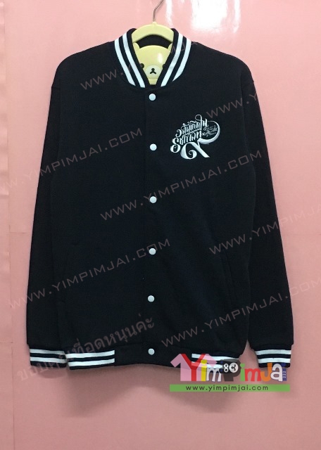 เสื้อแจ็คเก็ตเบสบอลสั่งปัก 1 ตัว ฉันเกิดในรัชกาลที่ 9