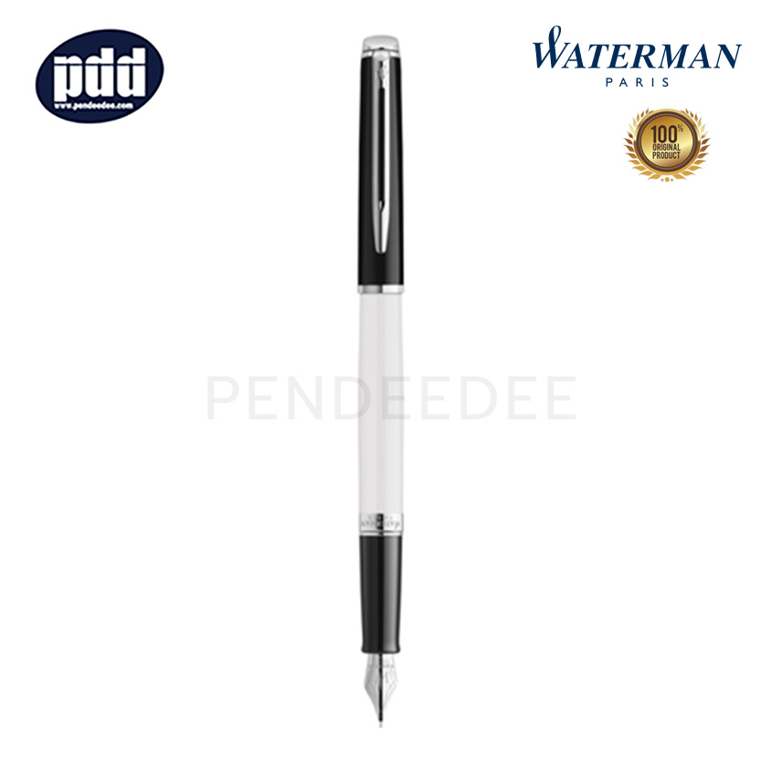 WATERMAN ปากกาหมึกซึม วอเตอร์แมน ฮีเมีสเฟียร์ WATERMAN Hémisphère Black-White Fountain pen