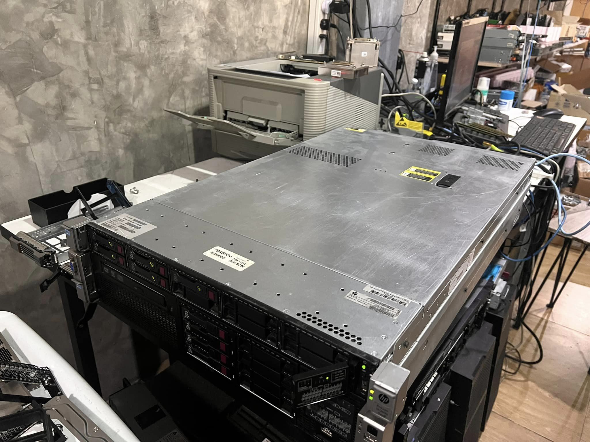 hp dl360p g8 server 2cpu 16cores เซิฟเวอร์มือสองพร้อมใช้งาน