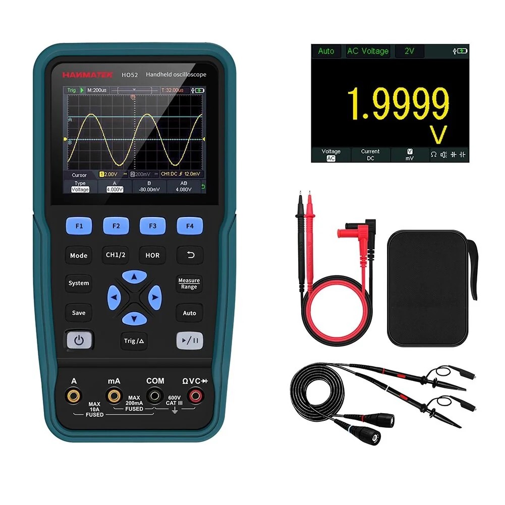 Hanmatek HO52 50Mhz Handheld Digital Oscilloscope