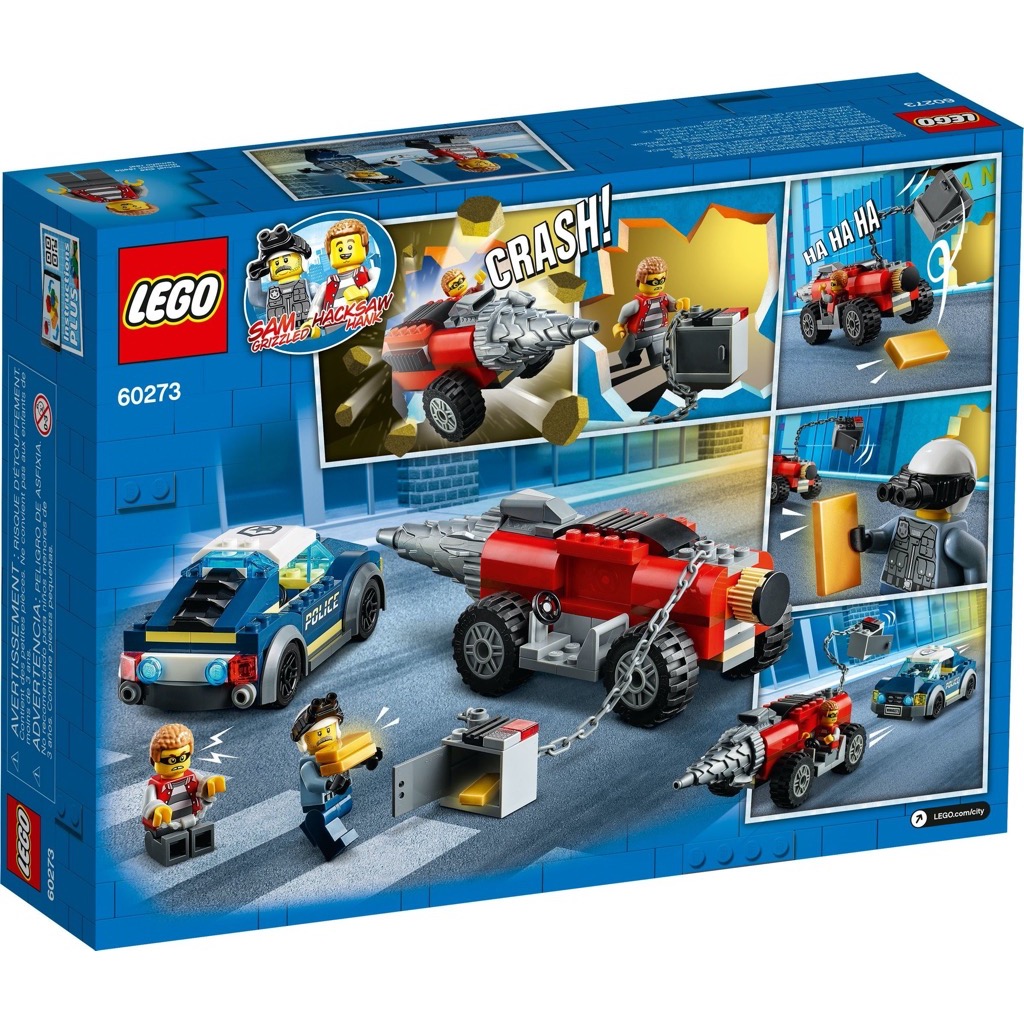 เลโก้ LEGO City 60273 Elite Police Driller Chase