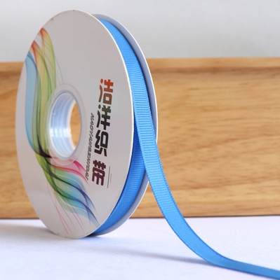 ริบบิ้นผ้าลูกฟูกสีฟ้า (Carpri blue) #GX029