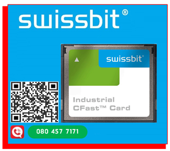 SWISSBIT,Industrial CFAST Card ,4GB, Industrial Grade
