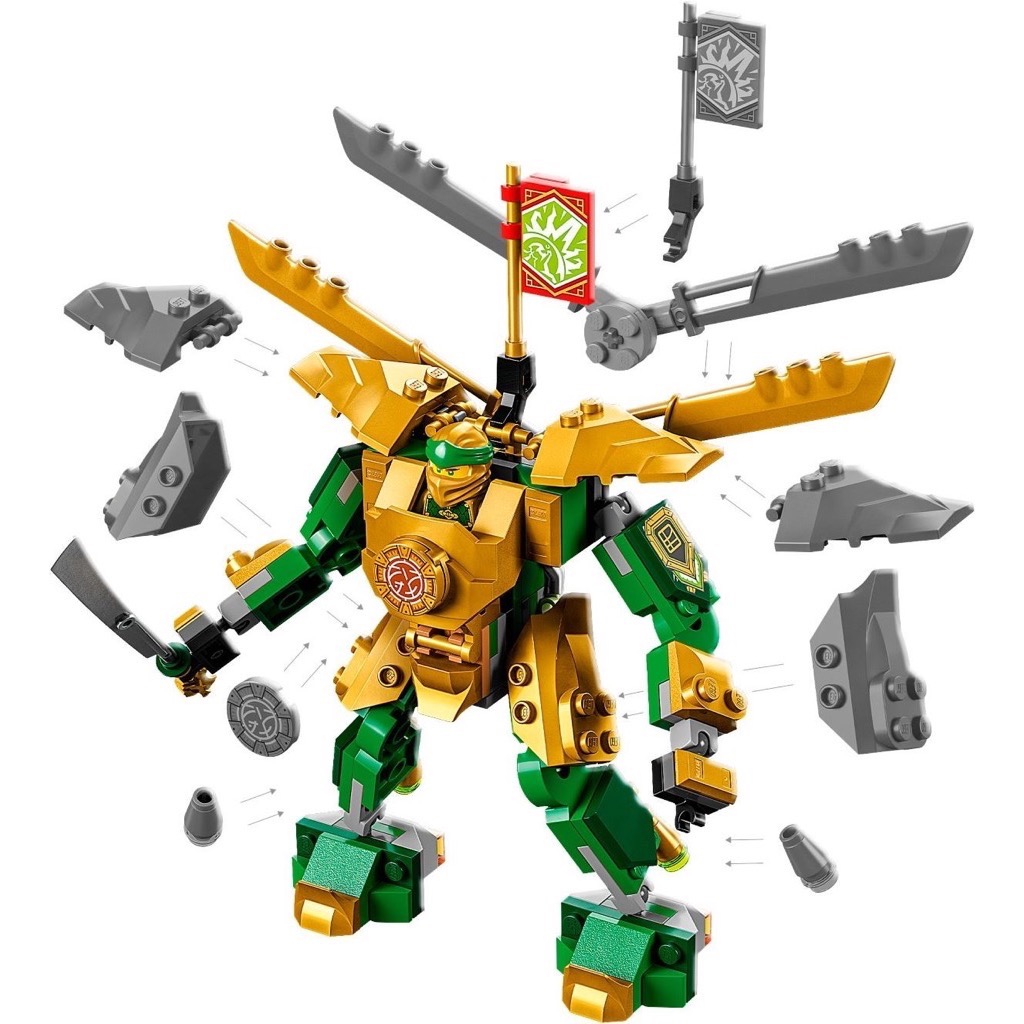 เลโก้ LEGO Ninjago 71781 Lloyd's Mech Battle EVO