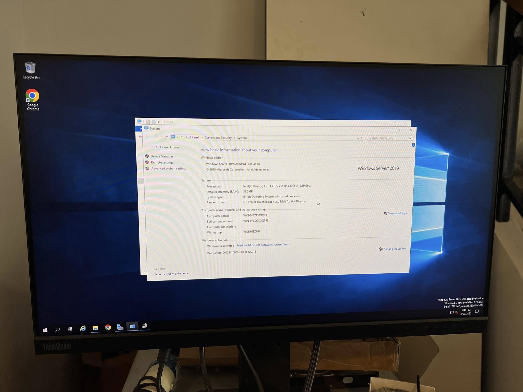 HP ML10 G9 Server tower 32gb 2tb เซิร์ฟเวอร์เอชพีมือสองพร้อมใช้งาน