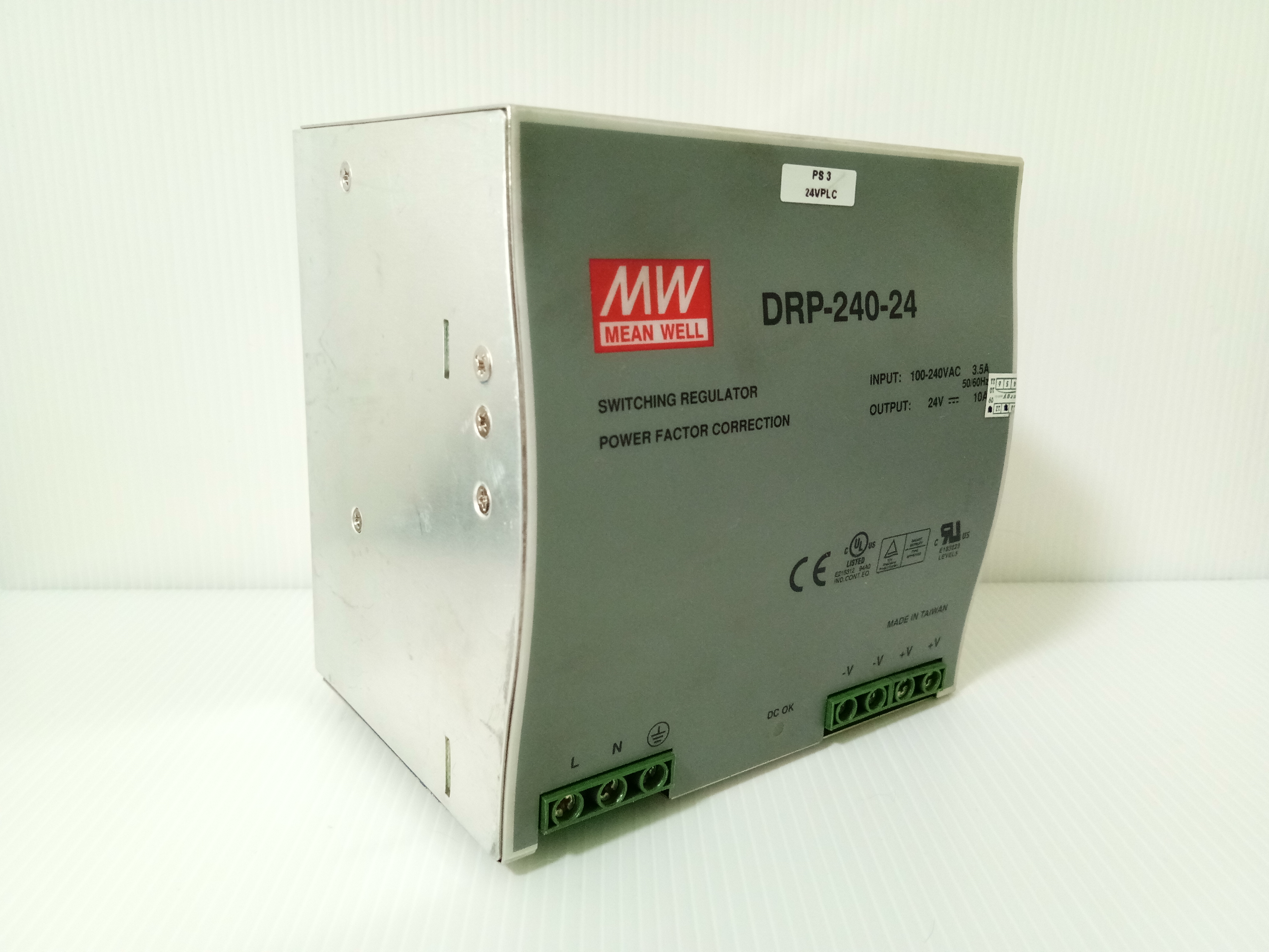 DRP-240-24 Switching Power Supply 24 VDC 10A (สินค้ามือสอง)
