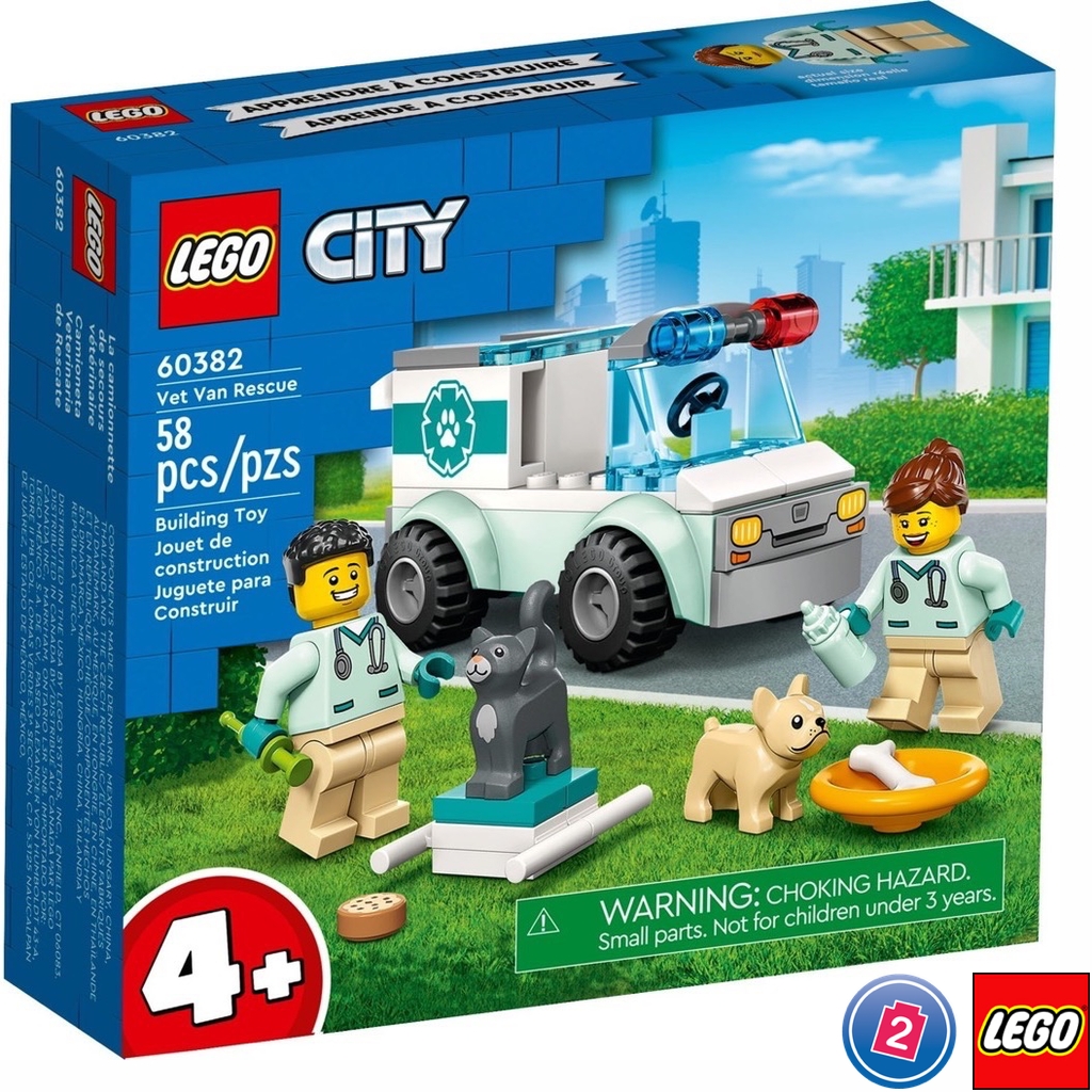 เลโก้ LEGO City 60382 Vet Van Rescue สำเนา