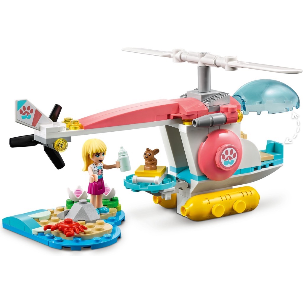 เลโก้ LEGO Friends 41692 Vet Clinic Rescue Helicopter