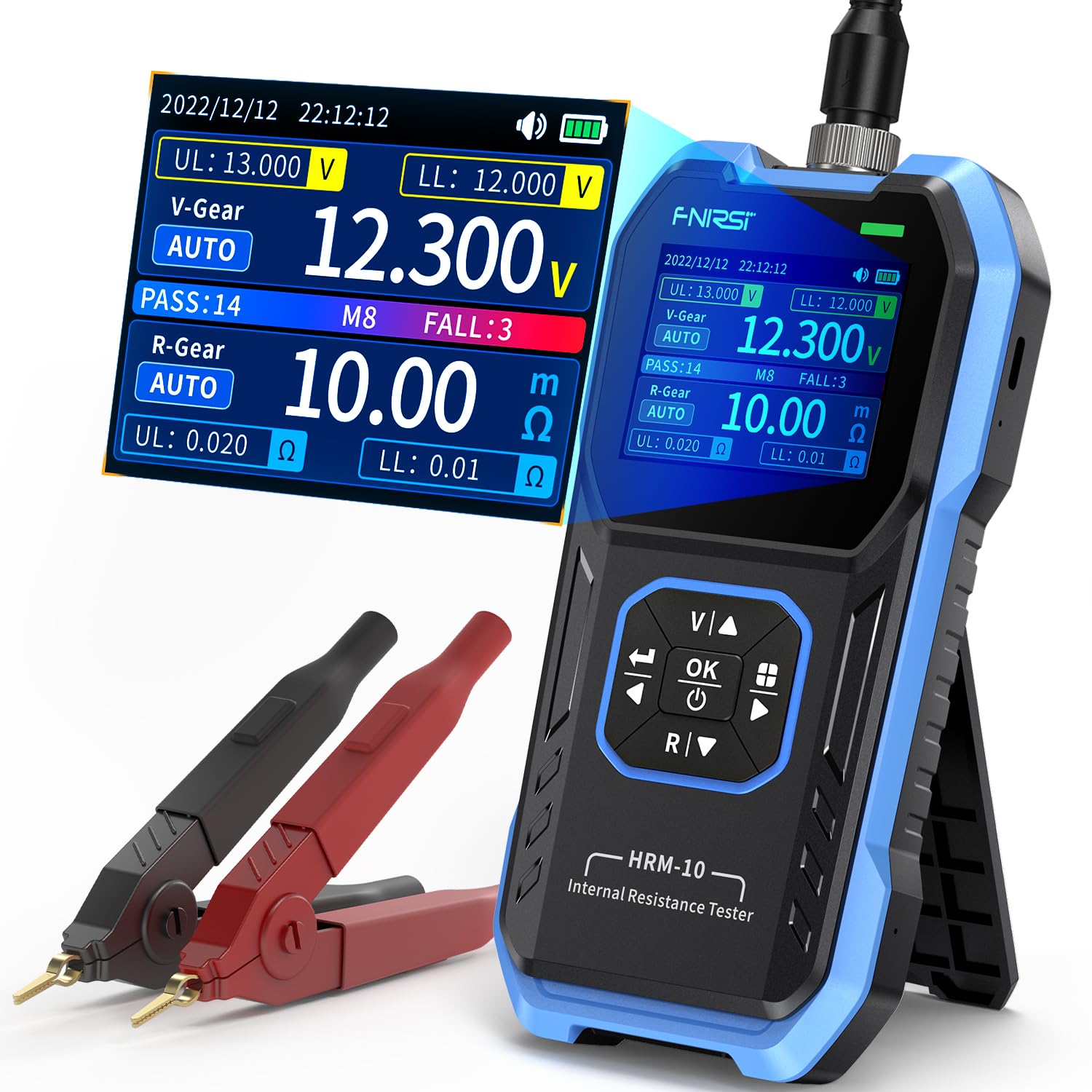 FNIRSI HRM-10 Battery Voltage Internal Resistance Tester