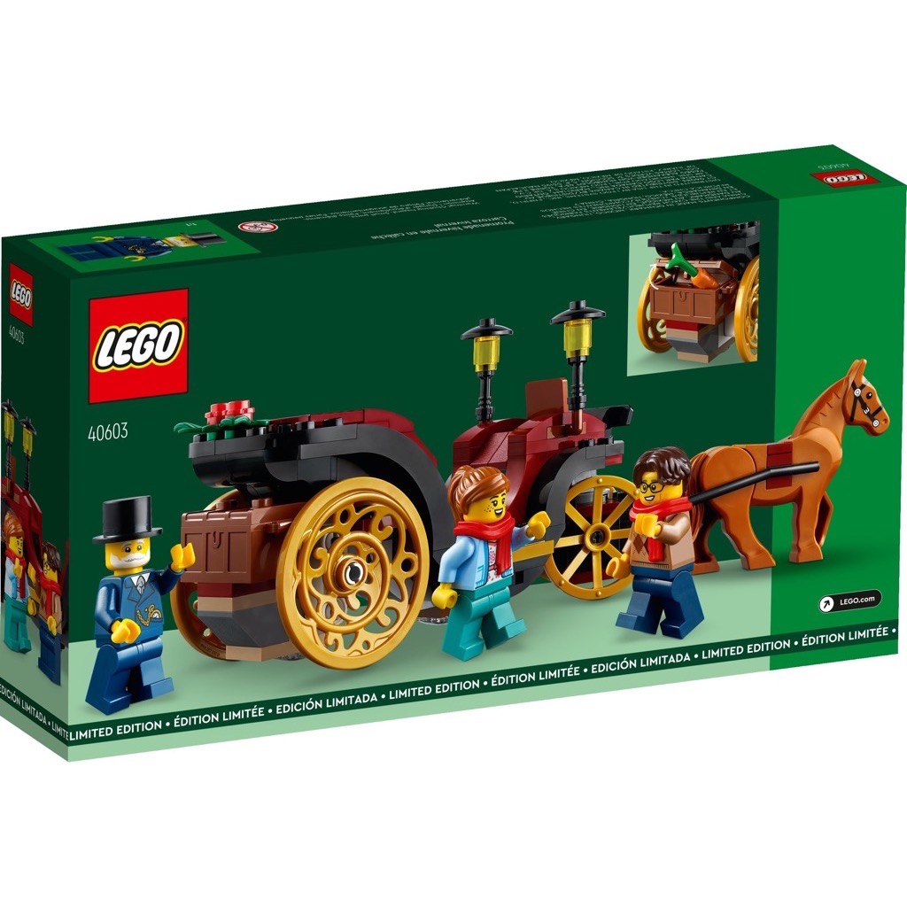 เลโก้ LEGO Exclusives 40603 Wintertime Carriage Ride