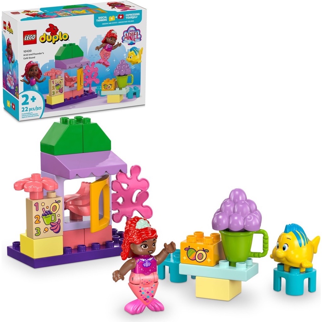 เลโก้ LEGO DUPLO 10420 Ariel and Flounder's Café Stand