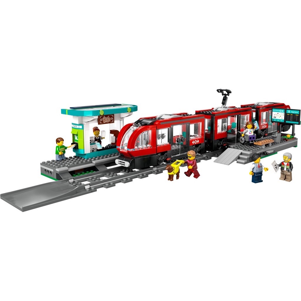 เลโก้ LEGO City 60423 Downtown Streetcar and Station