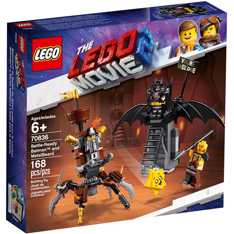 LEGO The Lego Movie 70836 Battle-Ready Batman and MetalBeard
