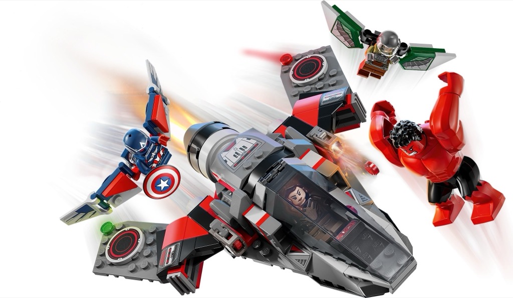 เลโก้ LEGO Super Heroes 76292 Captain America vs. Red Hulk Battle