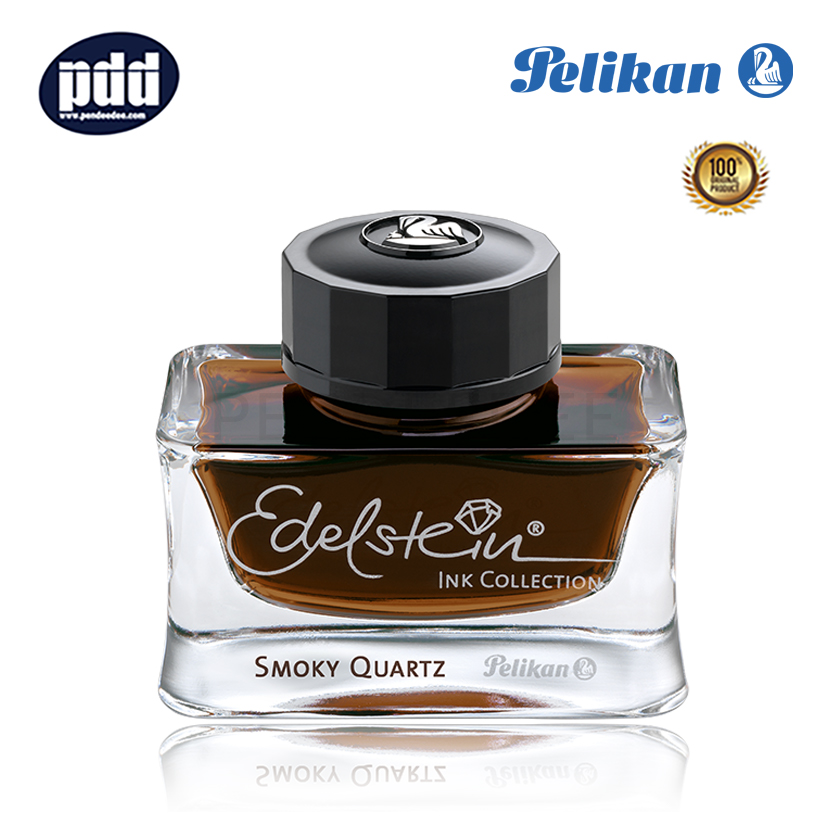 PELIKAN หมึกขวด พิลิแกน อีเดลสไชน์ หมึกสีพิเศษ ปี2017 หมึกสโมคกี้ ควอตซ์ PELIKAN Edelstein Ink of the Year 2017 Smoky Quartz Ink in Bottle Refill