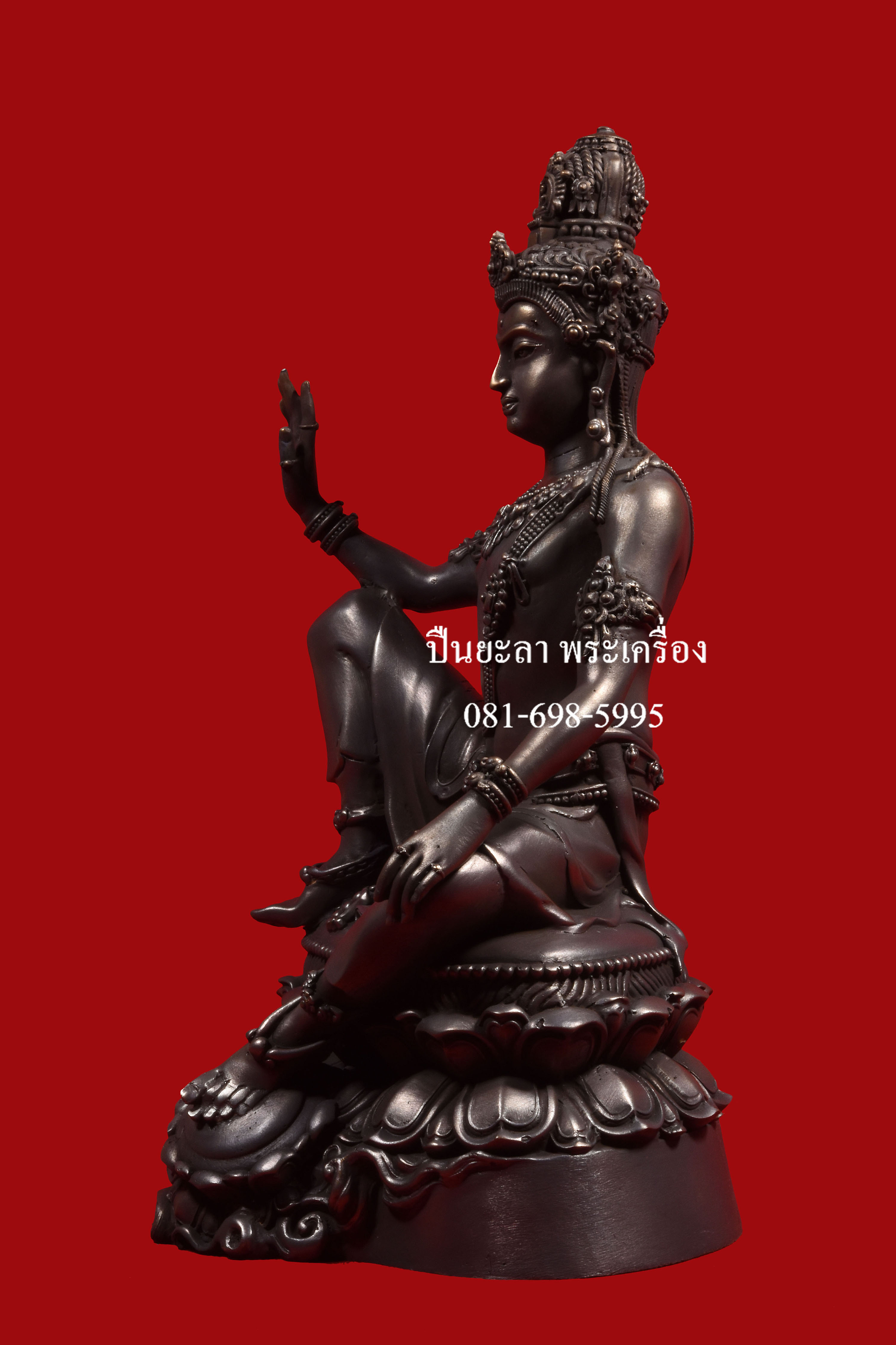 รูปหล่อบูชาจตุคามรามเทพ รุ่นโครตเศรษฐี 2 เนื้อทองเหลืองรมดำ หน้าตัก 5 นิ้ว ชุดกรรมการ ปี 2566 พิธีดี น่าเก็บ หายากมาก