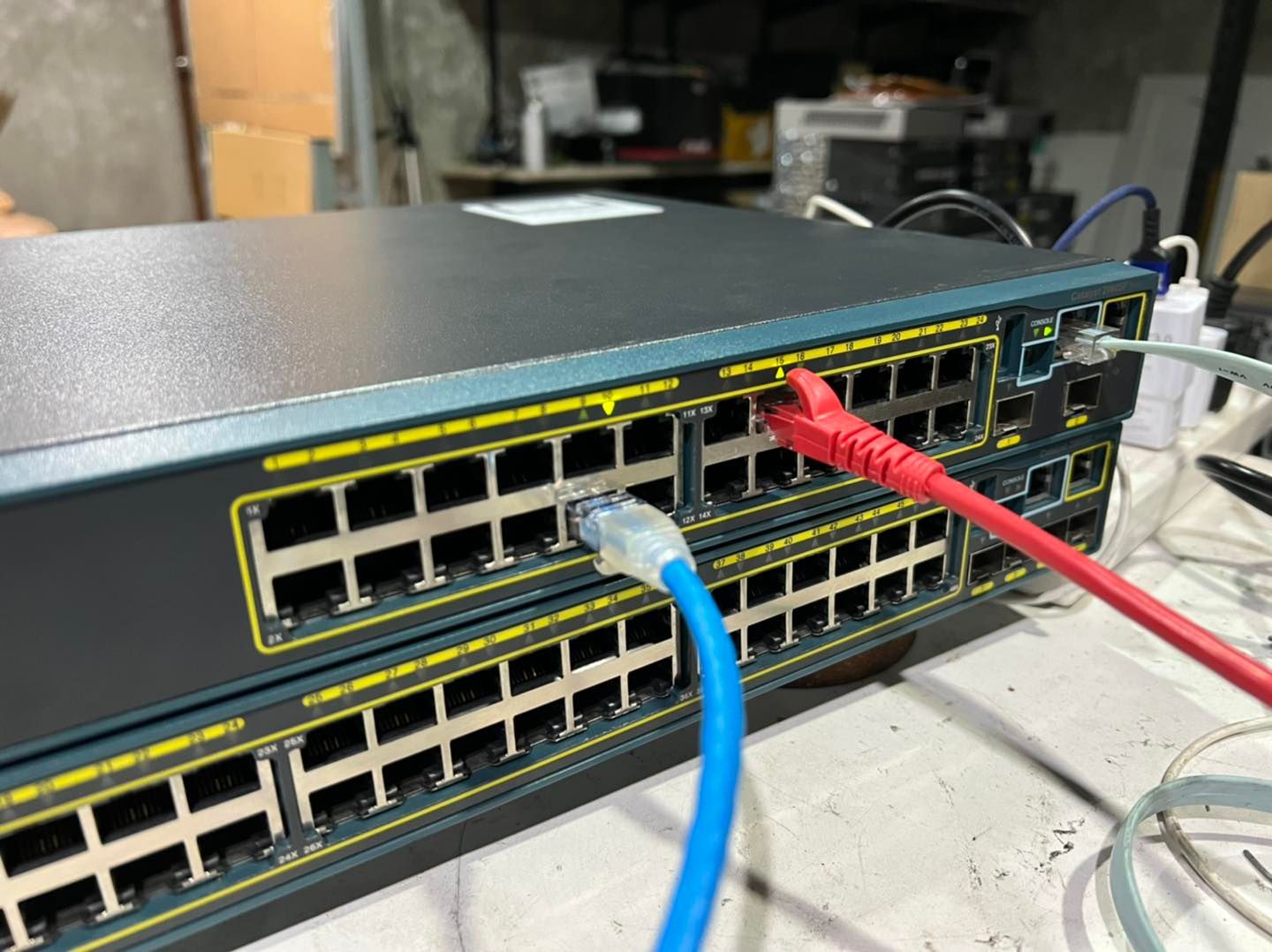 Cisco 2960S-F24TS-L switch มือ 2 พร้อมใช้งาน