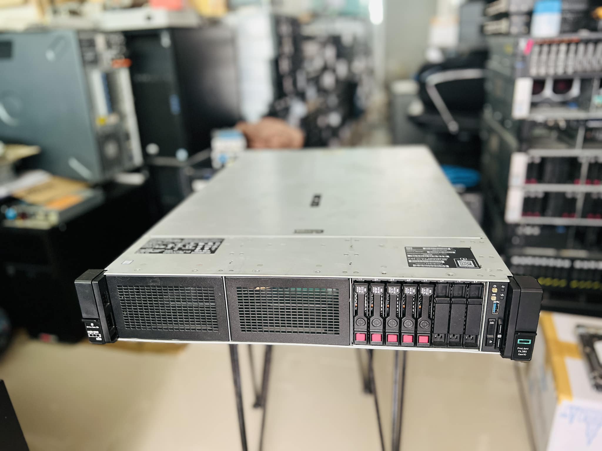 hp dl380 gen10 server 2cpu 40cores ram 64gb ประกัน 3 เดือน เซิร์ฟเวอร์เอชพีมือสองพร้อมใช้งาน
