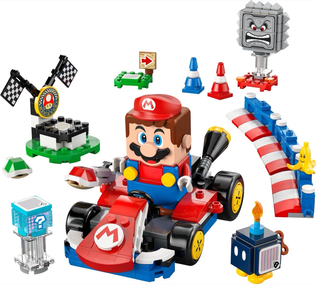 เลโก้ LEGO Super Mario 72043: Mario Kart – Interactive LEGO® Mario & Standard Kart