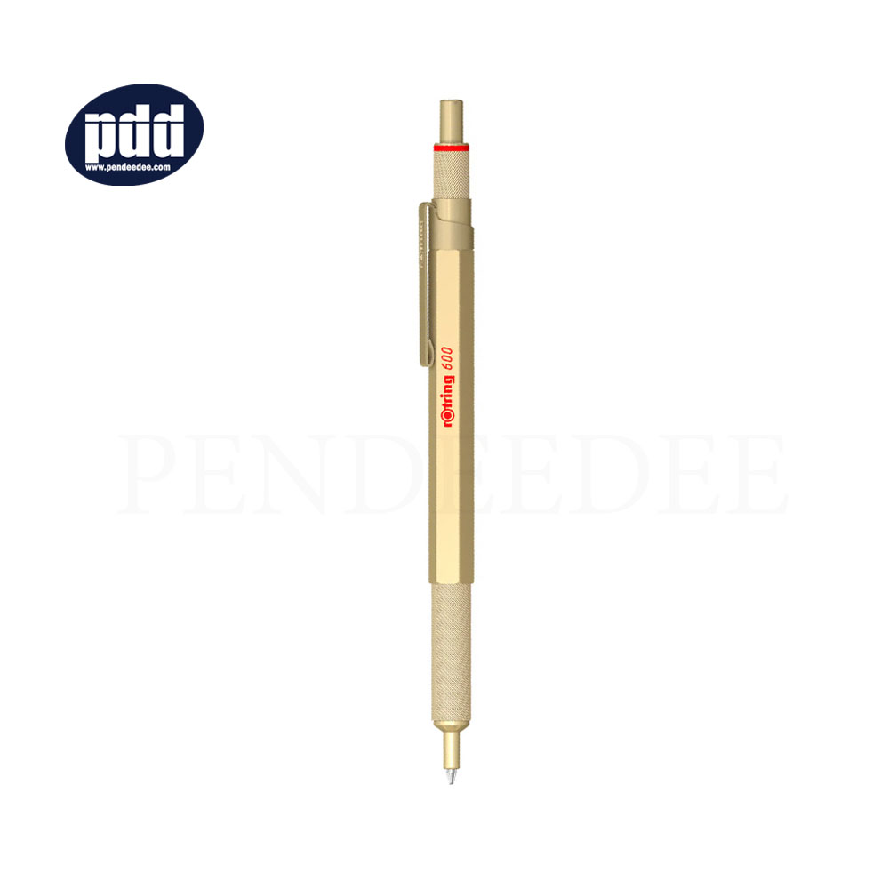 rOtring ปากกาลูกลื่นรอตริง 600 ซีรี่ส์ สีทอง rOtring 600 Series 1.0 mm. Gold Ballpoint Pen