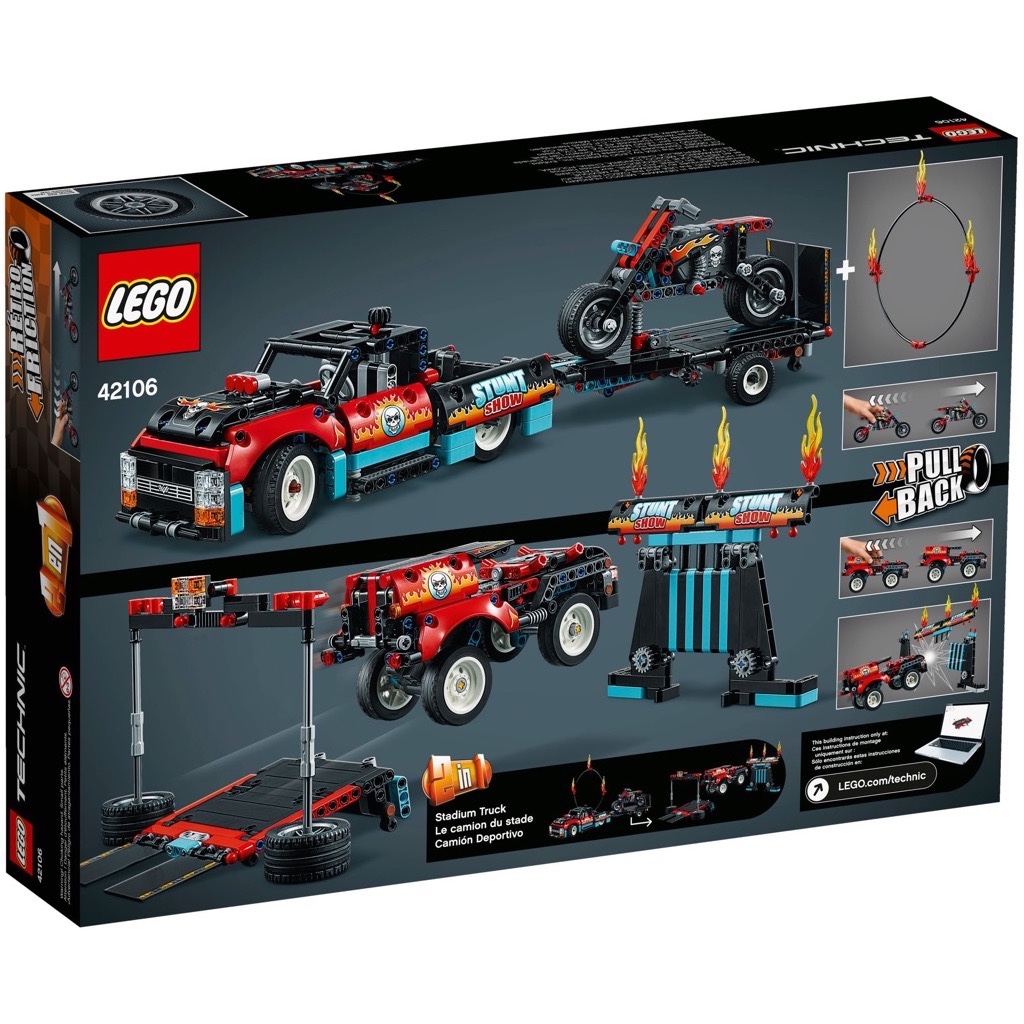 เลโก้ LEGO Technic 42106 Stunt Show Truck & Bike